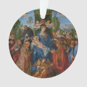 Feast of the Rose Garlands, 1506 (oil on wood) Ornament