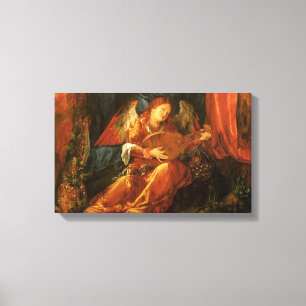 Feast of the Rose Garlands Angel by Albrecht Durer Canvas Print