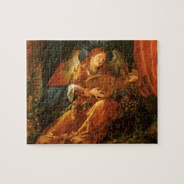 Feast of the Rose Garlands Angel by Albrecht Durer Jigsaw Puzzle (Horizontal)