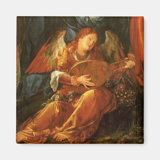 Feast of the Rose Garlands Angel by Albrecht Durer Magnet (Front)