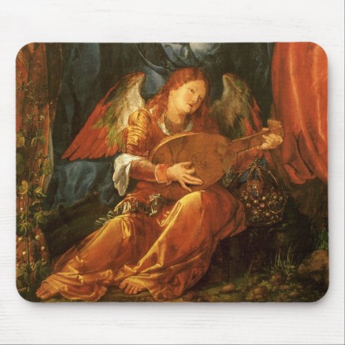 Feast of the Rose Garlands Angel by Albrecht Durer Mouse Pad