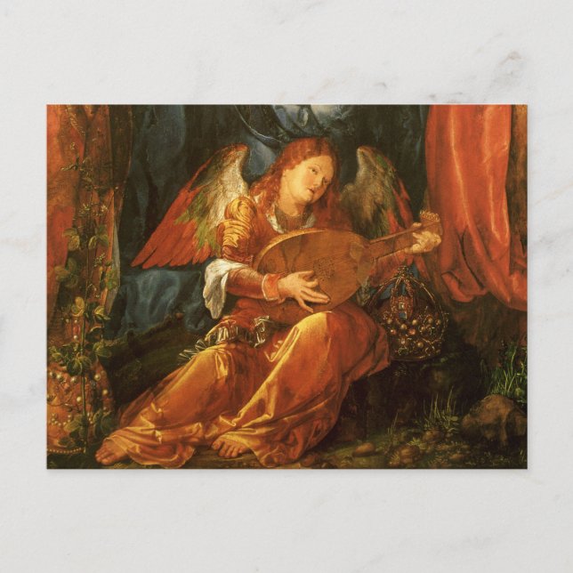 Feast of the Rose Garlands Angel by Albrecht Durer Postcard (Front)