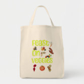 Go Green! (Leafy Green!) Happy Garden Veggies Tote Bag