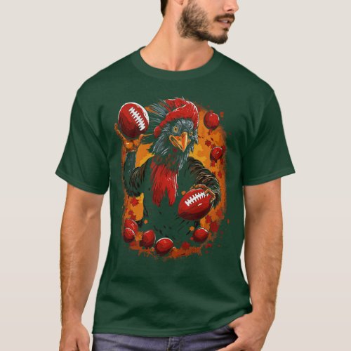 Feasting and  Thanksgiving Turkey T_Shirt