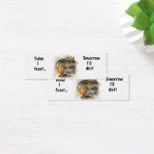 Feasting Chipmunk Bookmark (Desk)
