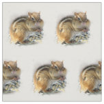 Feasting Chipmunk Fabric