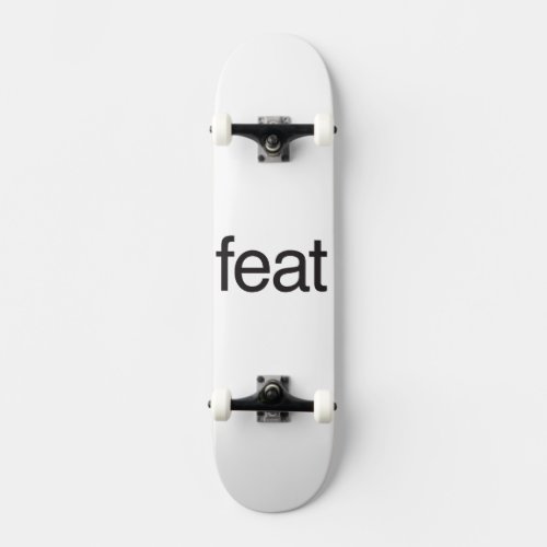 feat skateboard deck