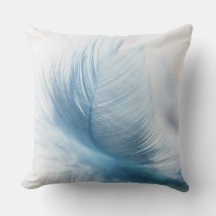 Feather 1 throw pillow