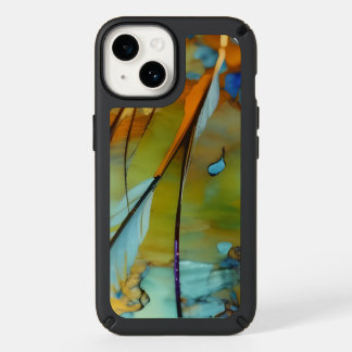 Feather Abstract AI Art Speck iPhone 14 Case