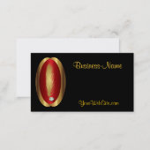 Feather and Diamond Logo Business Card (Front/Back)