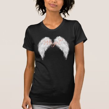 Feather Angel Wings T-shirt by K2Pphotography at Zazzle
