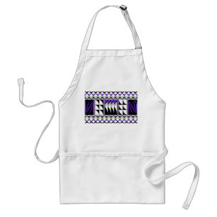 Feather Blessings in Purple Adult Apron