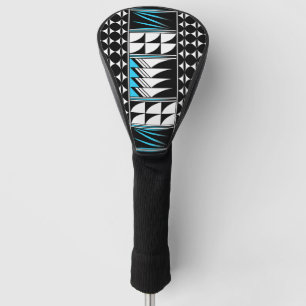 Feather Blessings in Turquoise Golf Head Cover