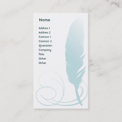 Feather - Business Business Card Templates