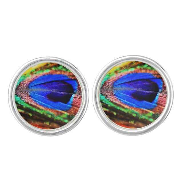 Feather by Shirley Taylor Cufflinks (Front)