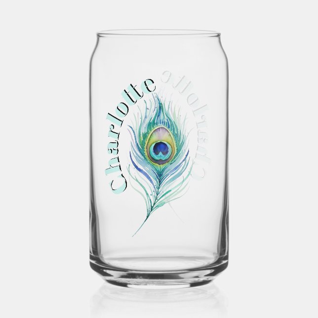 Feather Can Glass (Front)