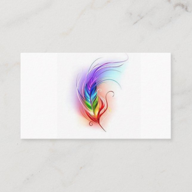 Feather card  (Front)