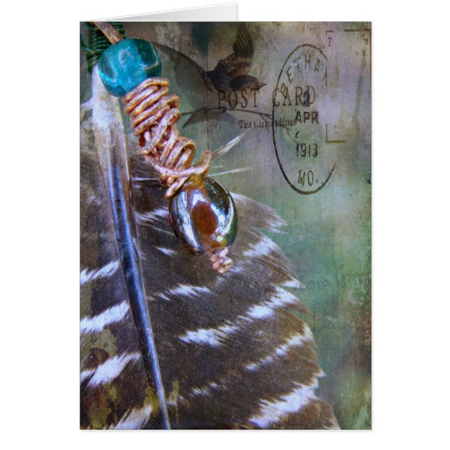 Feather Collage Cards (Front)