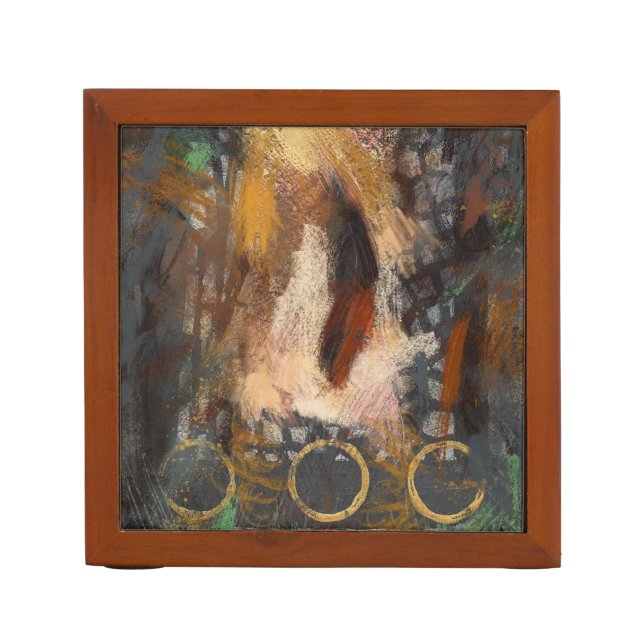 Feather Desk Organizer (Front)