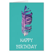 Feather drawing fine art original illustration (Front)