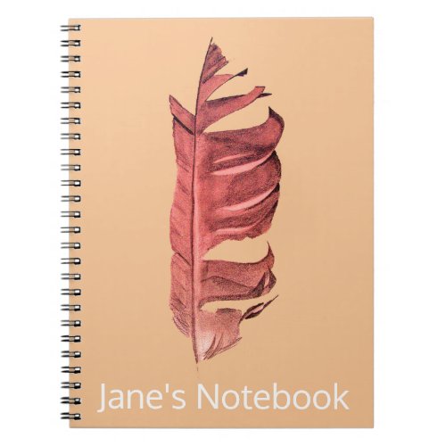 Feather drawing fine art original illustration notebook