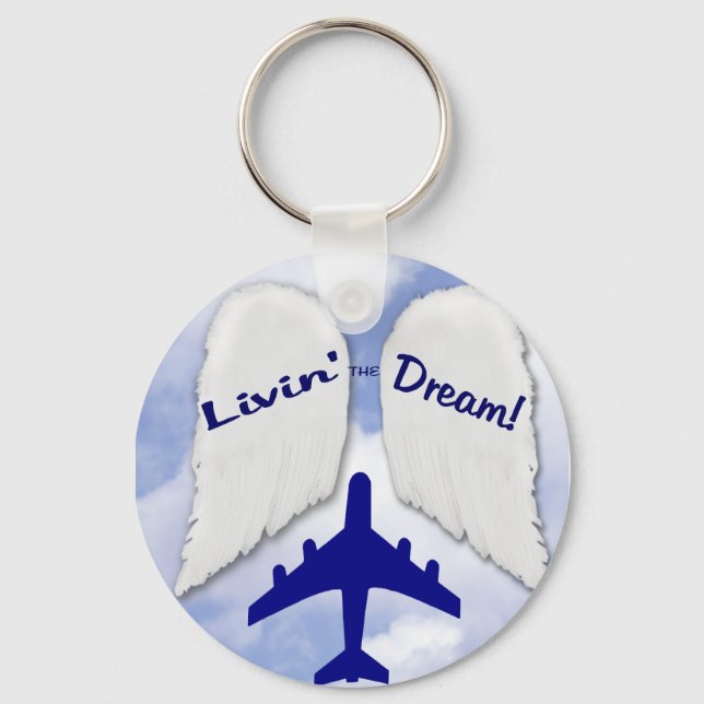 Feather Dreams Keychain (Front)