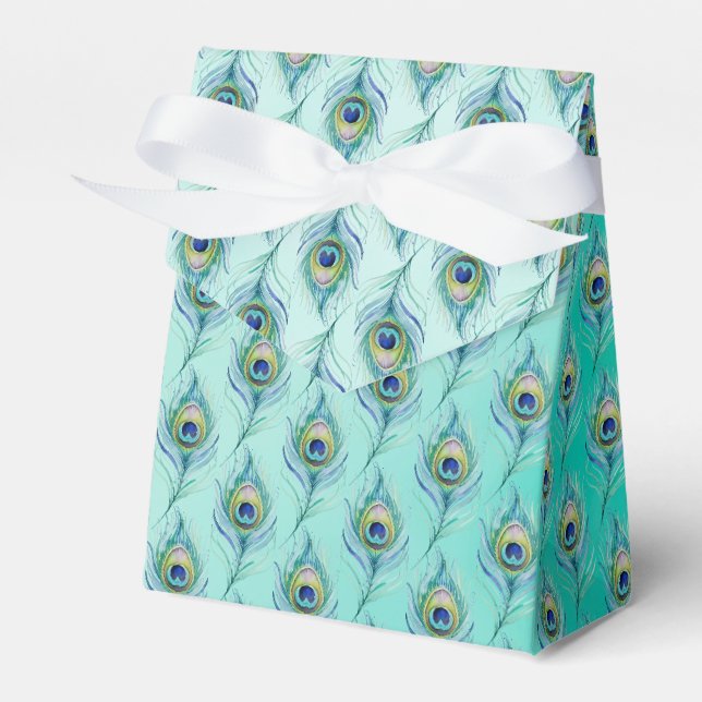 Feather Favor Boxes (Front Side)