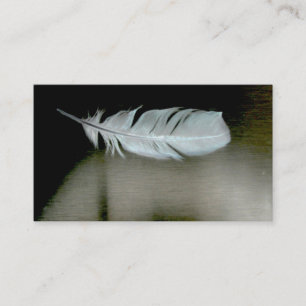 Feather Feathers Natural Mystic Art Business Cards