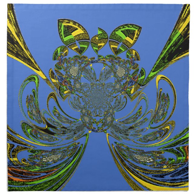 Feather Fish Cloth Napkin (Front)