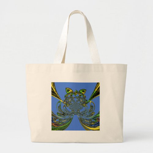 Feather Fish Large Tote Bag