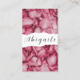 Feather Flower Vector Seamless Vintage Floral  Business Card
