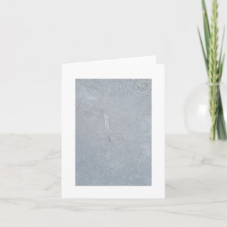Feather from Above, Blank card personalization