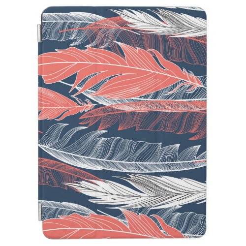 Feather Graphics Beautiful Seamless Pattern iPad Air Cover