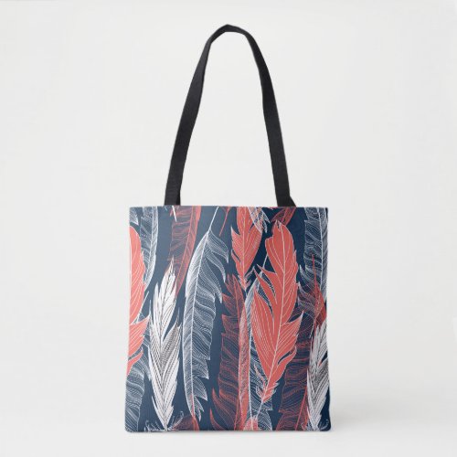 Feather Graphics Beautiful Seamless Pattern Tote Bag