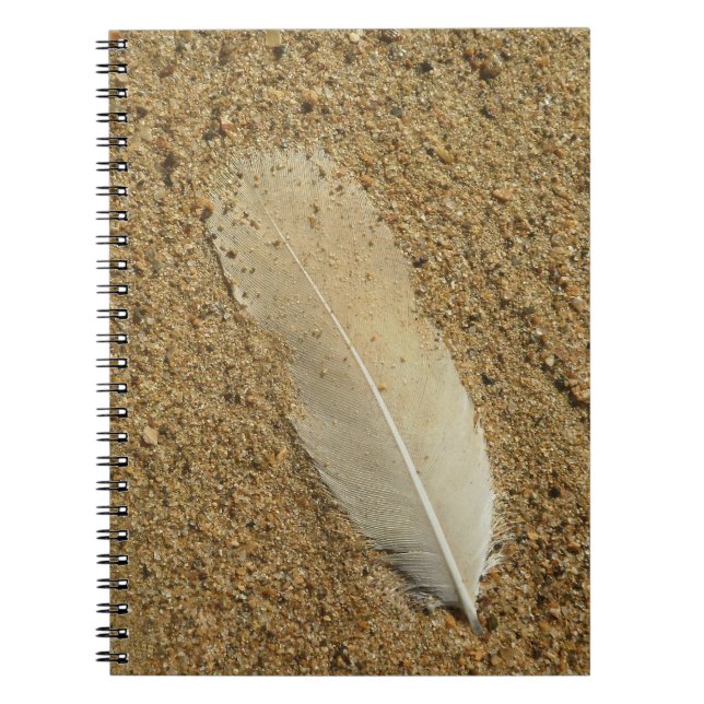 Feather in the Sand Notebook (Front)