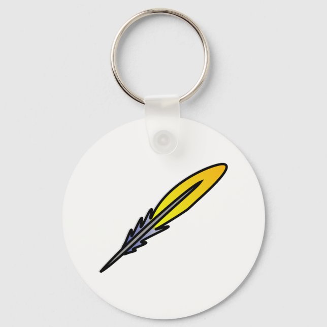 Feather Keychain (Front)