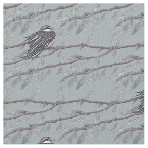 Feather Leaves 2 Fabric