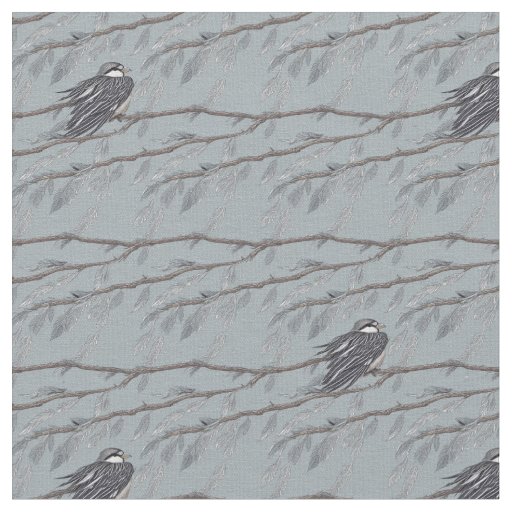 Feather Leaves Fabric