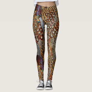 Feather leggings