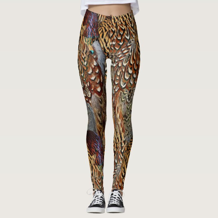 Feather leggings