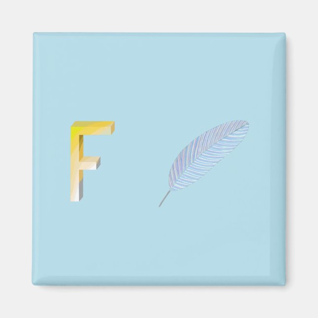 Feather Magnet (Front)