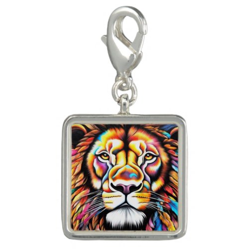 Feather Maned Lion _ ART by Lisa_Dawn Designs Charm