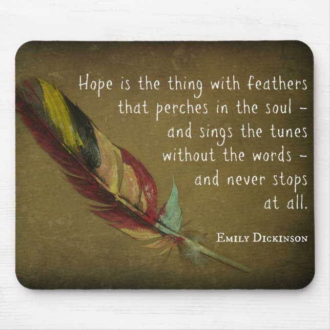 Feather Mouse Pad (Front)