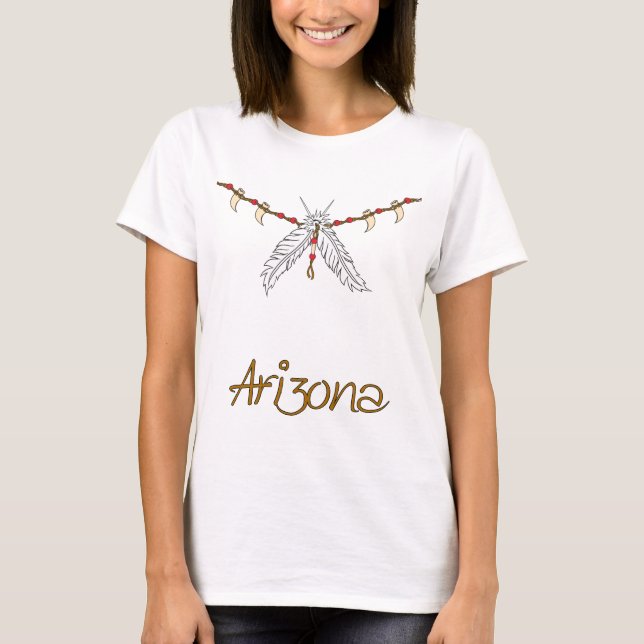 Feather Necklace T-Shirt (Front)