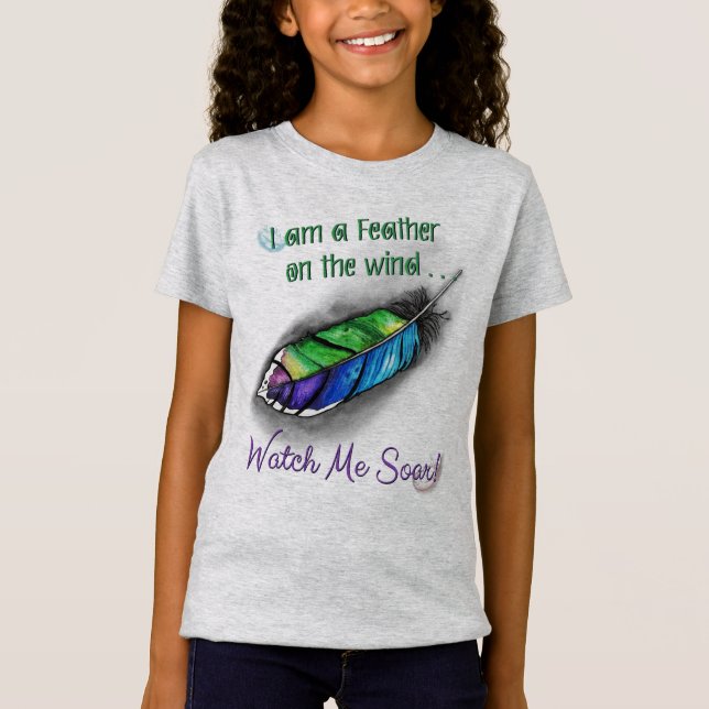Feather on the Wind T-Shirt (Front)
