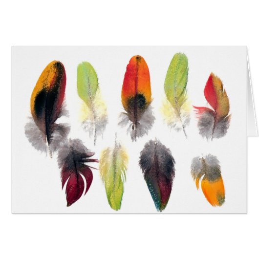 Feather Pattern Cards (Front Horizontal)