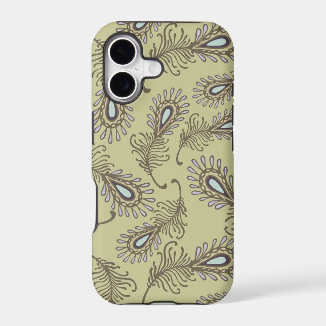 Feather Pattern Iphone Case (Back)