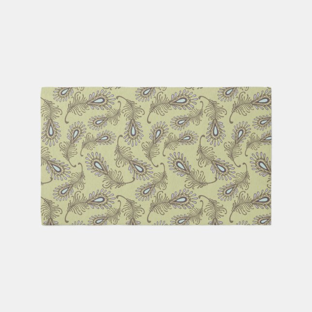 Feather Pattern Rug (Front)