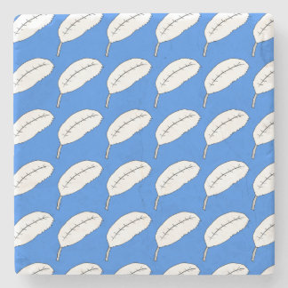 Feather Pattern Stone Coaster