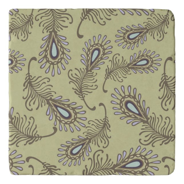 Feather Pattern Trivet (Front)